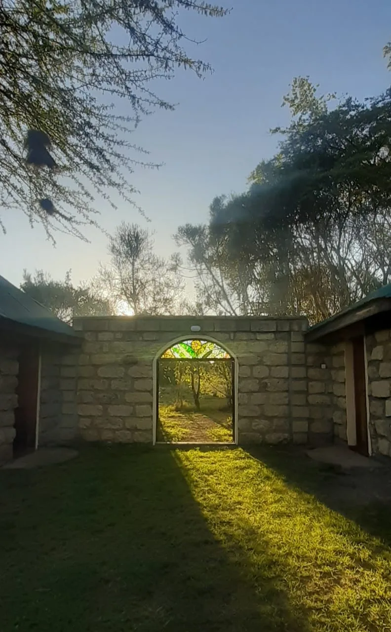 Silole Sanctuary landscape with Nairobi skyline